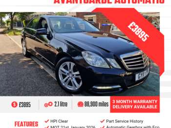 2011 (11) - E220 CDI BlueEFFICIENCY Avantgarde 4dr Tip Auto