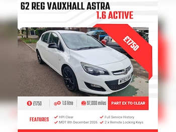 Used Vauxhall Astra 2012 for sale - 77404615: Photo