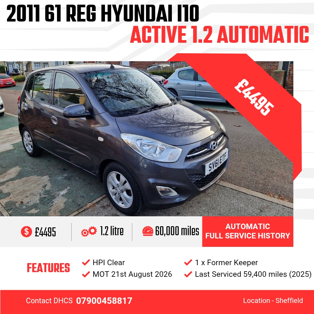 Used Hyundai i10 2011 for sale - 76637835: Photo 1