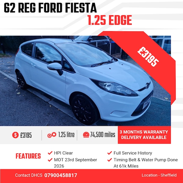 Used Ford Fiesta 2012 for sale - 76244630: Photo 1