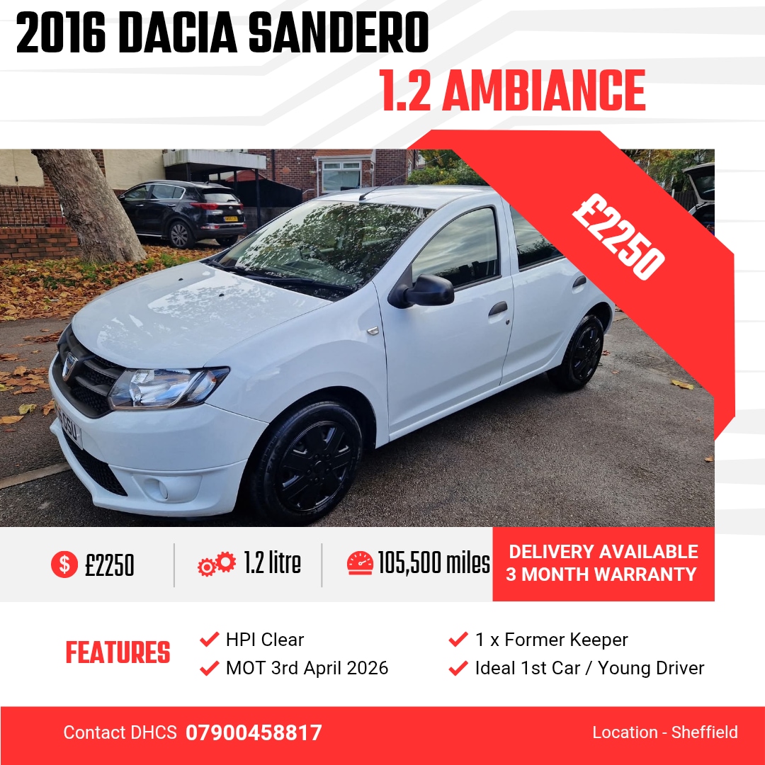 Used Dacia Sandero 2016 for sale - 76663722: Photo 1
