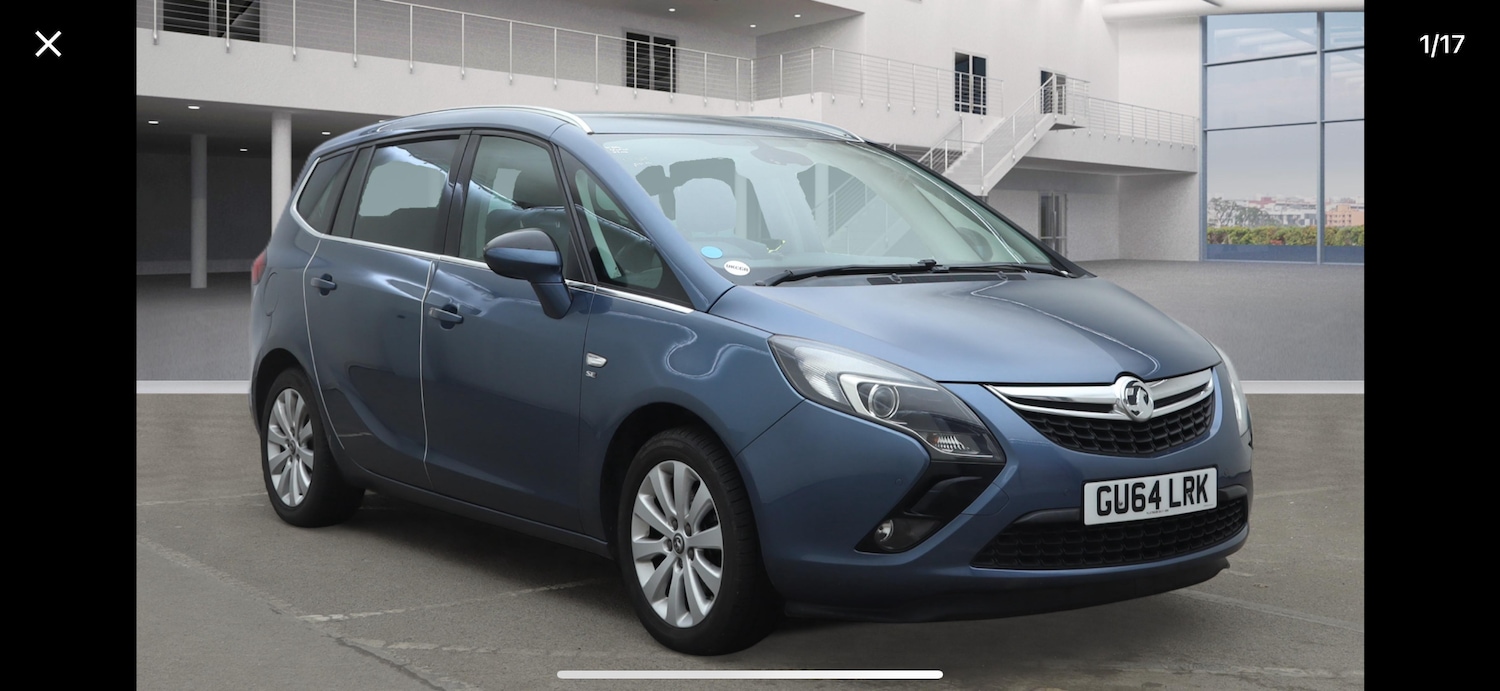 Used Vauxhall Zafira 2014 for sale - 77077627: Photo 1