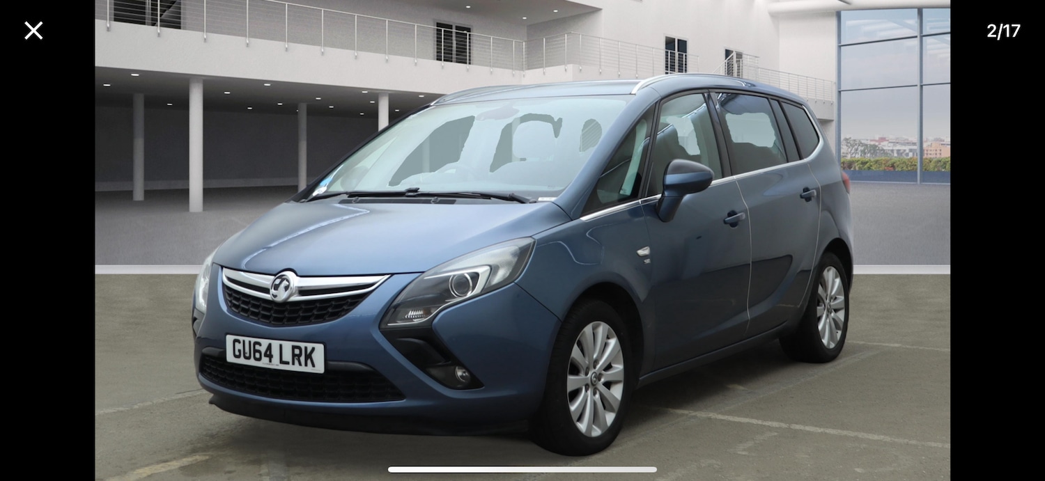 Used Vauxhall Zafira 2014 for sale - 77077627: Photo 2
