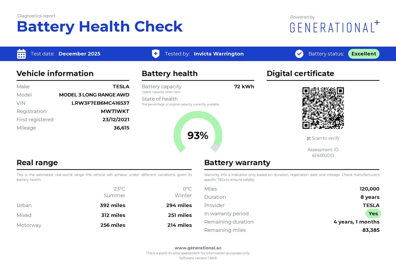 Used Tesla Model 3 2021 for sale - 76951300: Photo 2