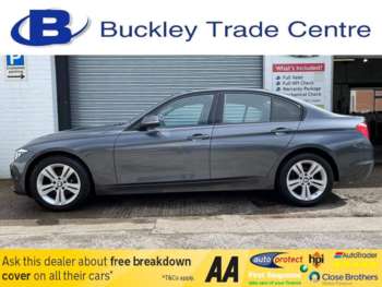BMW, 3 Series 2012 (62) 320d Sport,£35 tax,Black leather with red stitching, Alloys, Privacy glass. 4-Door