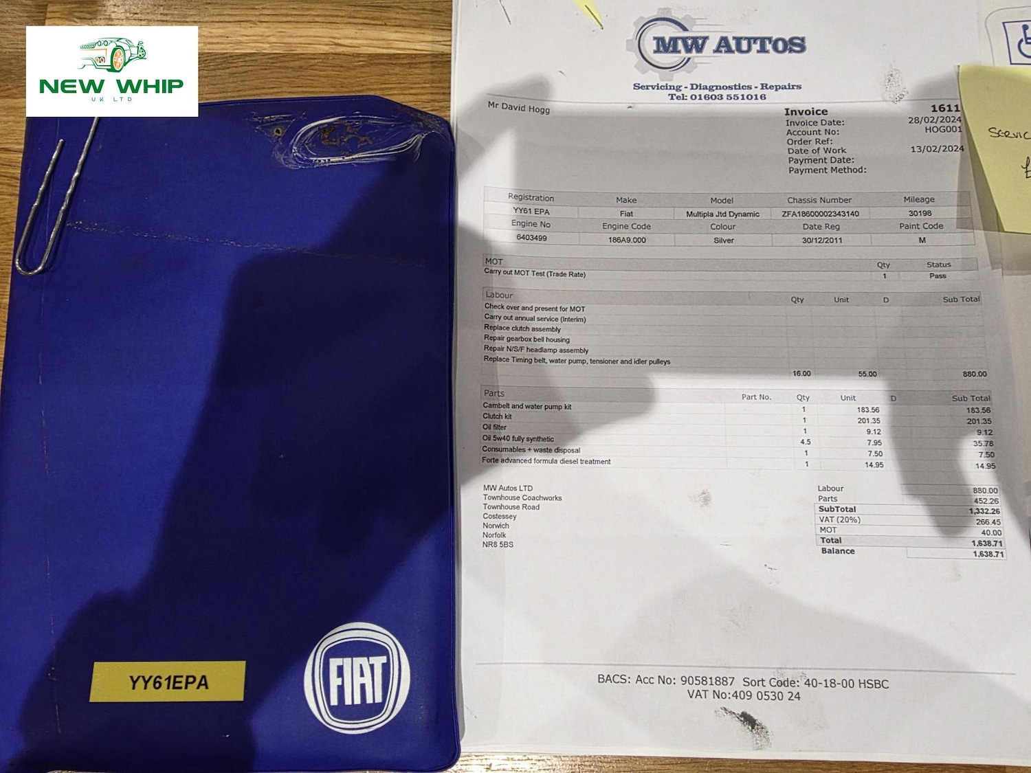 Used Fiat Multipla 2011 for sale - 77258509: Photo 12