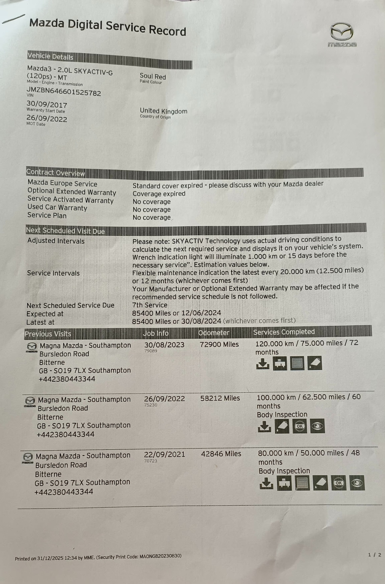 Used Mazda Mazda3 2017 for sale - 77125991: Photo 22