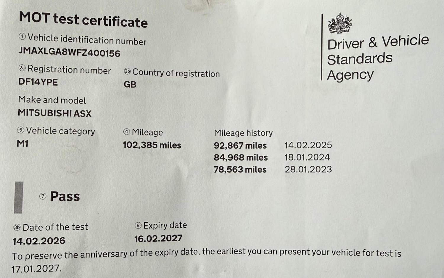 Used Mitsubishi ASX 2014 for sale - 77793651: Photo 19