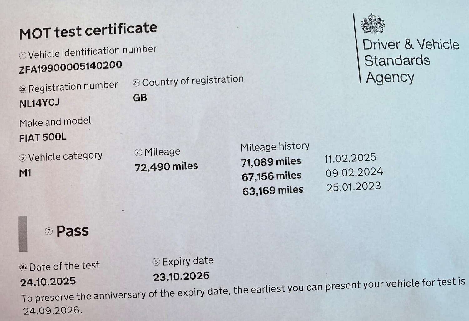 Used Fiat 500L 2014 for sale - 76370317: Photo 21