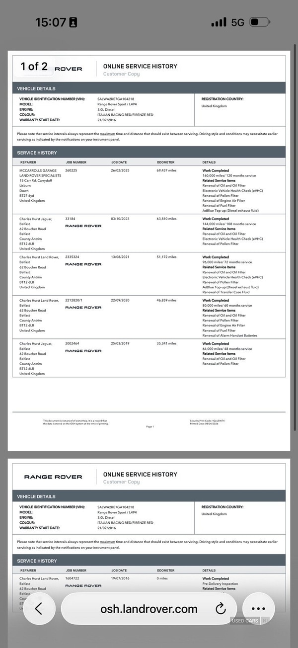 Used Land Rover Range Rover Sport 2016 for sale - 78186090: Photo 27