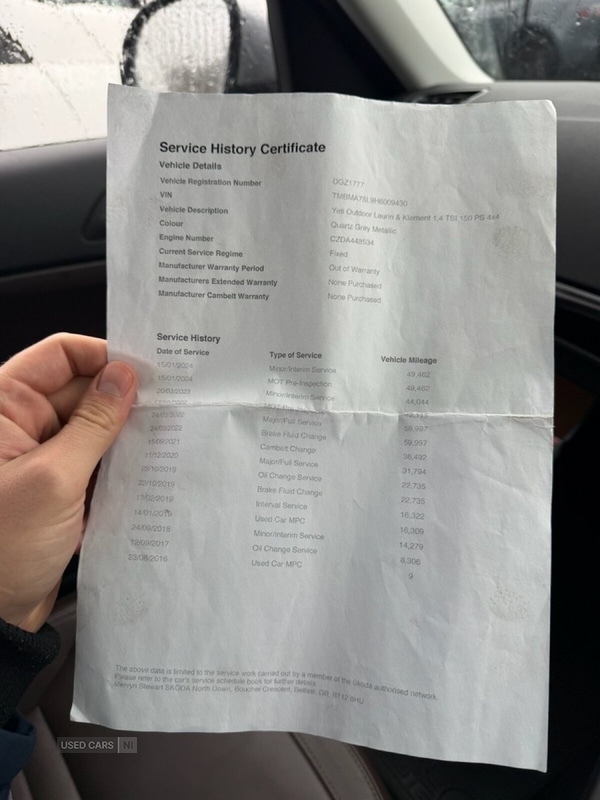 Used Skoda Yeti 2016 for sale - 77484733: Photo 2