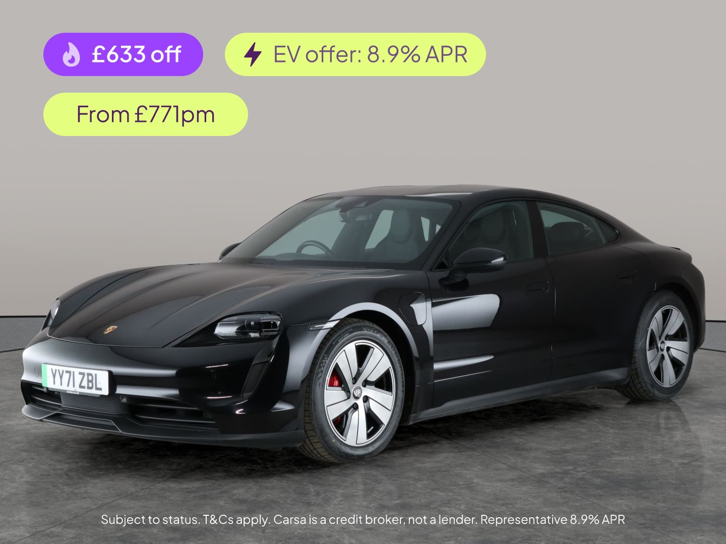 Used Porsche Taycan 2022 for sale - 77100657: Photo 1