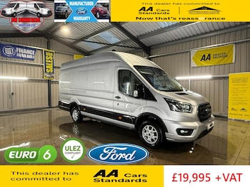 2024 (24) - 24 Reg 350 2.0 TDCI Hybrid 130ps L4H3 Limited Van Silver + VAT