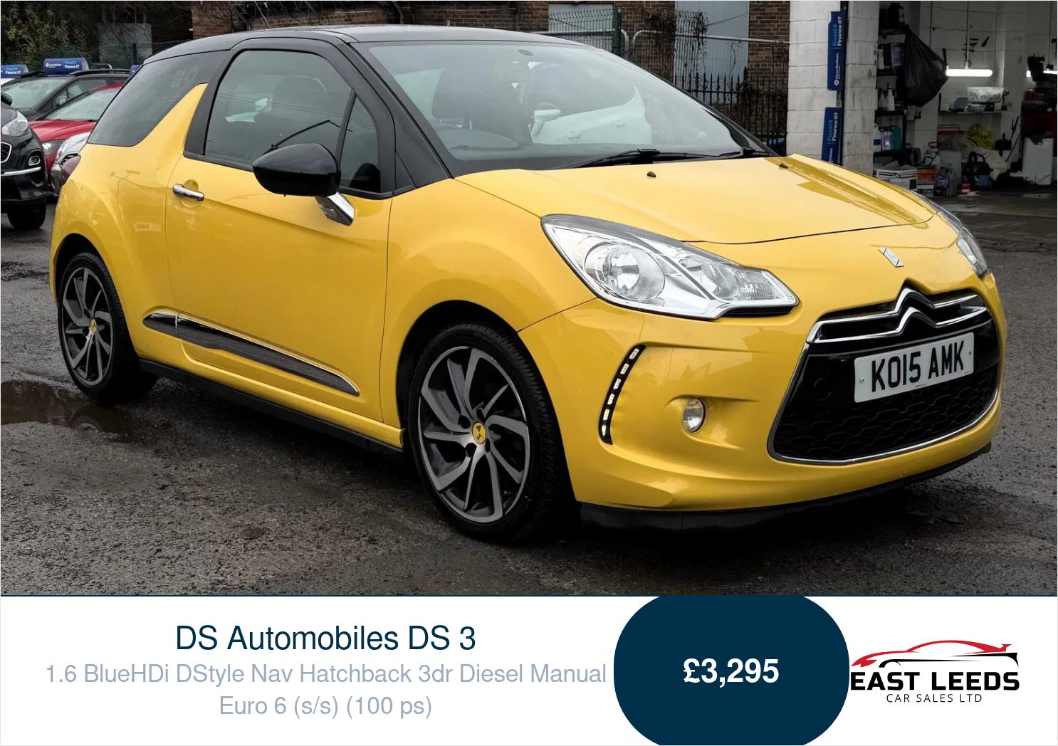 Used DS Automobiles DS 3 2015 for sale - 77307782: Photo 1