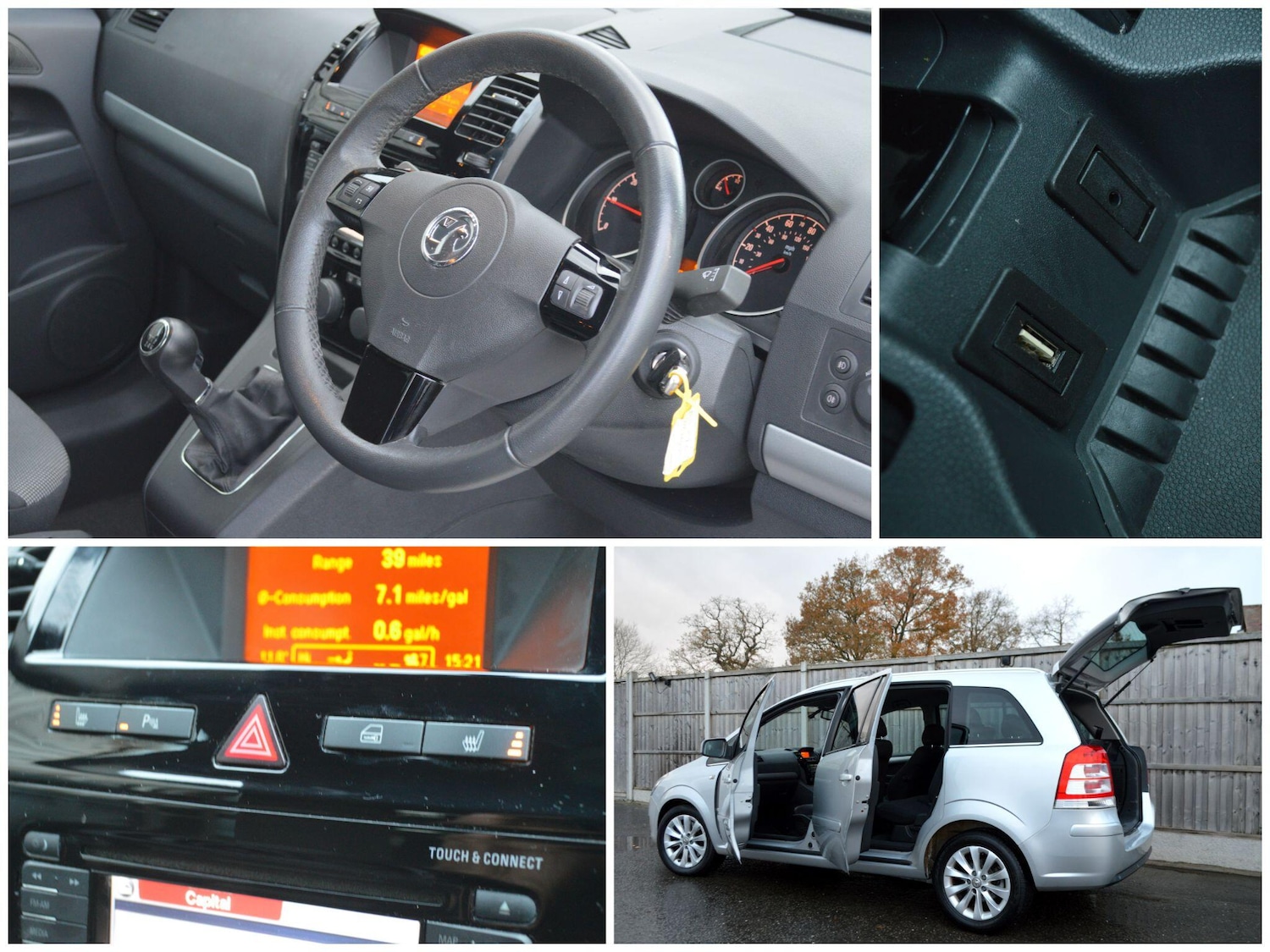 Used Vauxhall Zafira 2014 for sale - 76849629: Photo 7