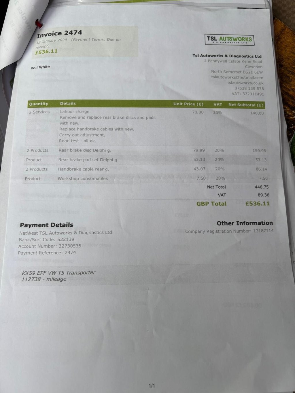 Used Volkswagen Transporter 2009 for sale - 77263108: Photo 37