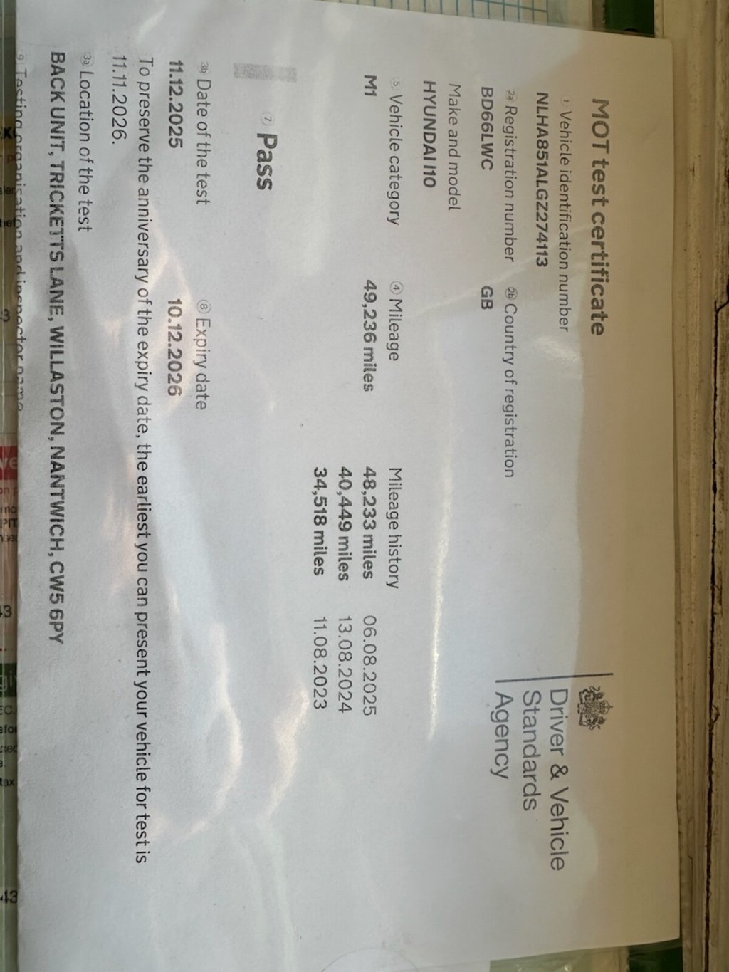 Used Hyundai i10 2016 for sale - 76686635: Photo 34