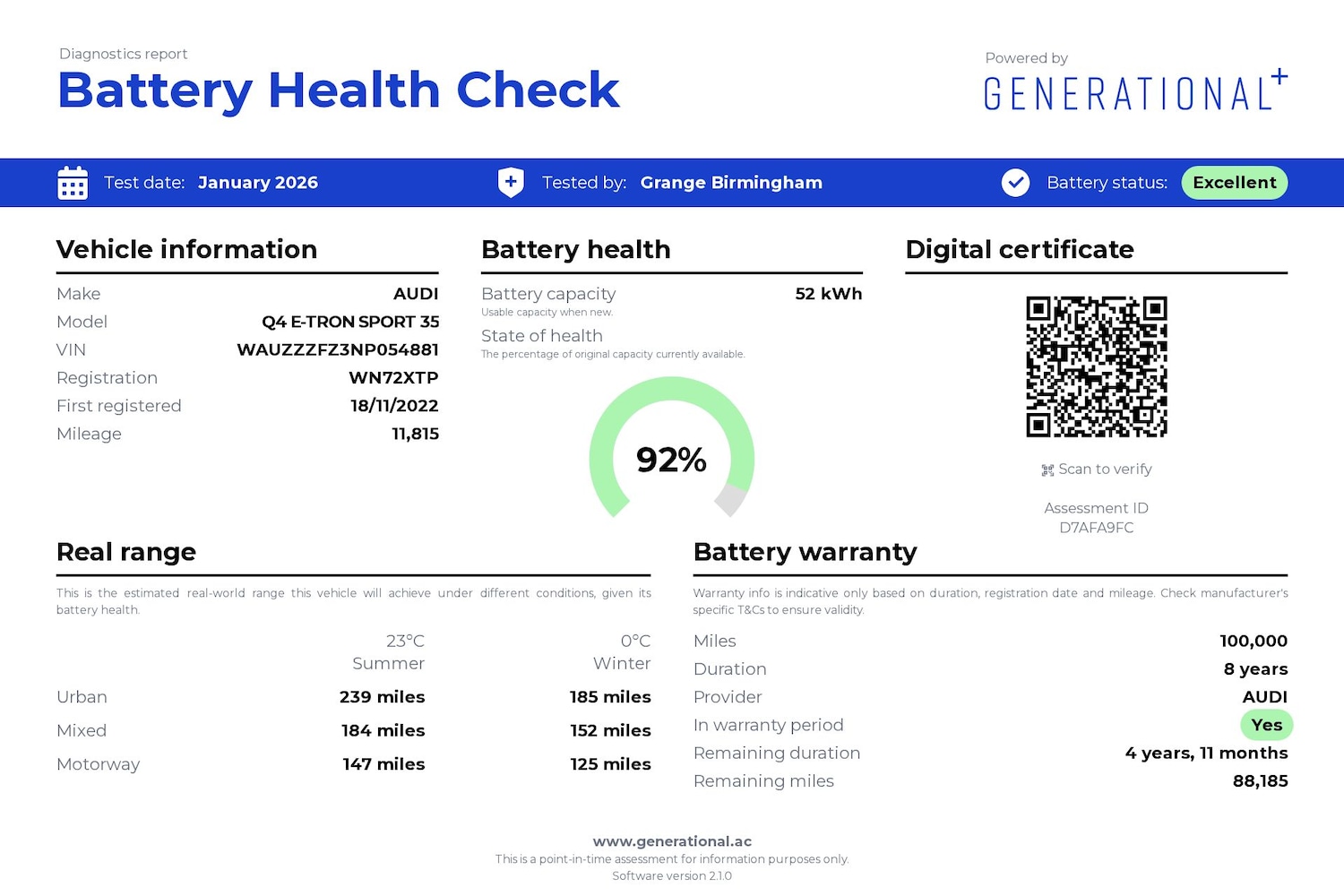 Used Audi Q4 e-tron 2022 for sale - 77522199: Photo 23