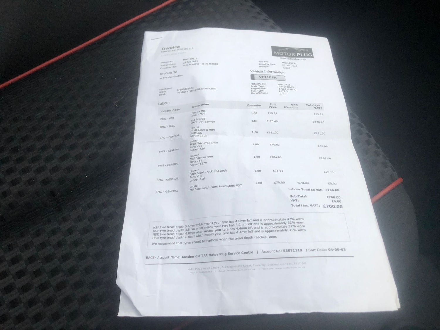 Used Mazda Mazda2 2011 for sale - 76560089: Photo 22