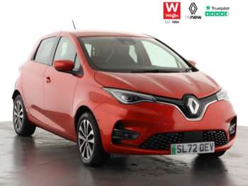 2022 - RENAULT Zoe R135 EV50 52kWh GT Line + Hatchback 5dr Electric Auto (Rapid C