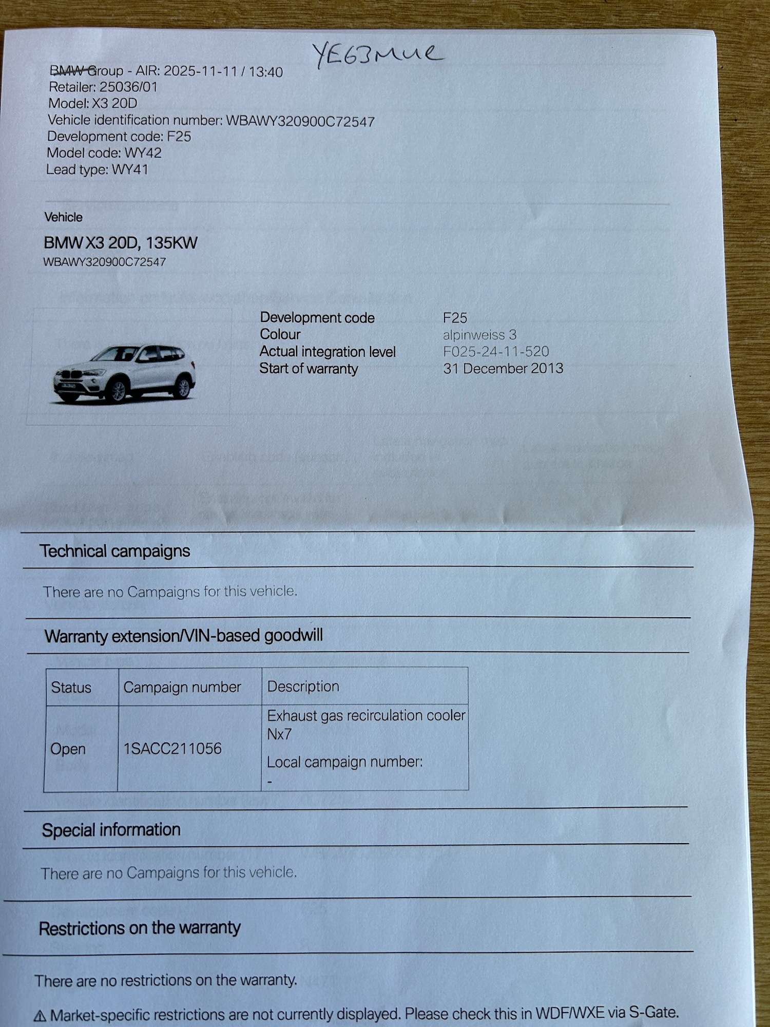 Used BMW X3 2013 for sale - 76637557: Photo 24