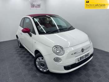 2015 (15) - Fiat 500C 1.2 POP 2dr CONVERTIBLE - LOW 56000 MILES - FULL LEATHER - AIR CON - FSH