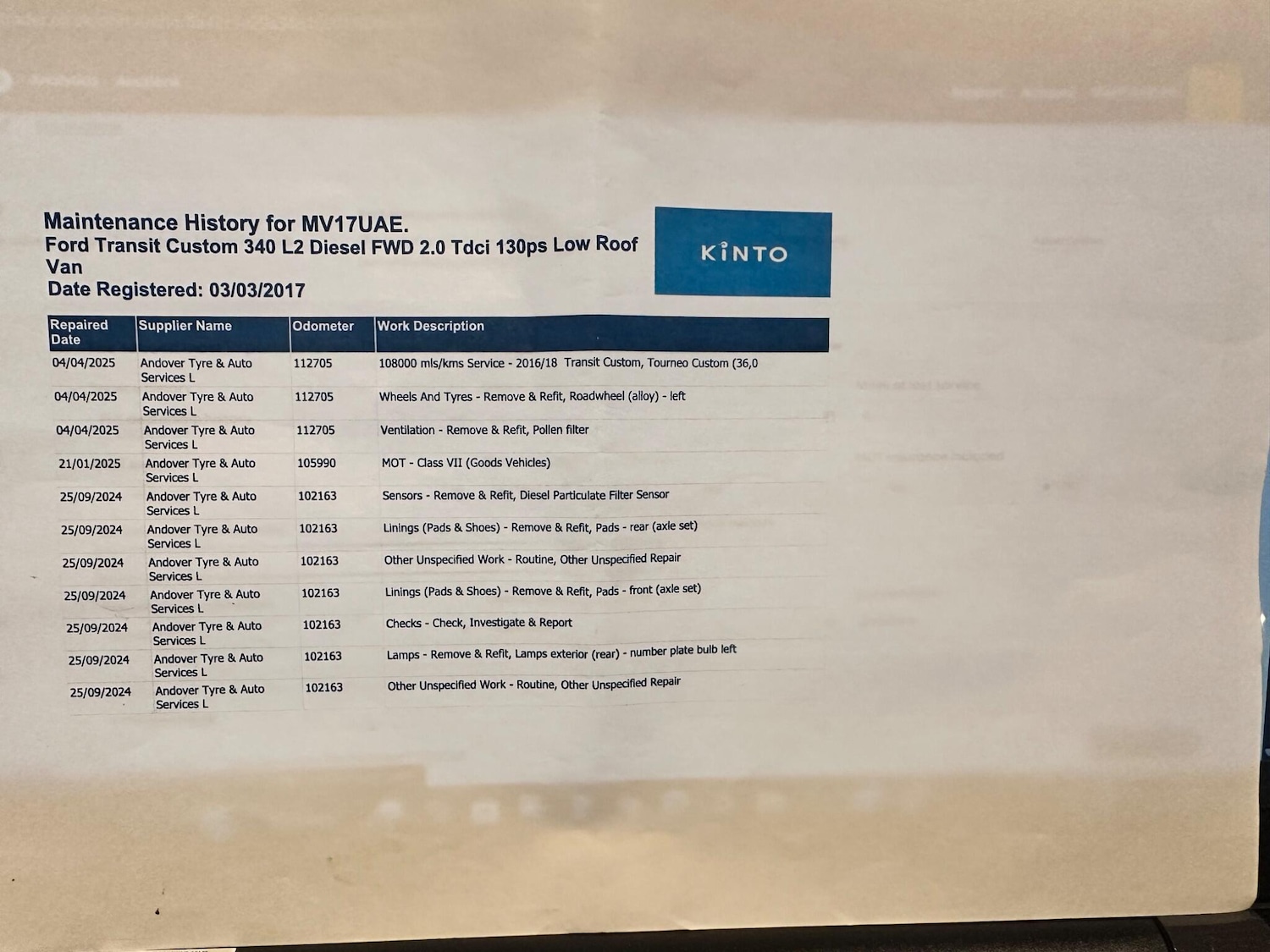 Used Ford Transit Custom 2017 for sale - 76432635: Photo 49