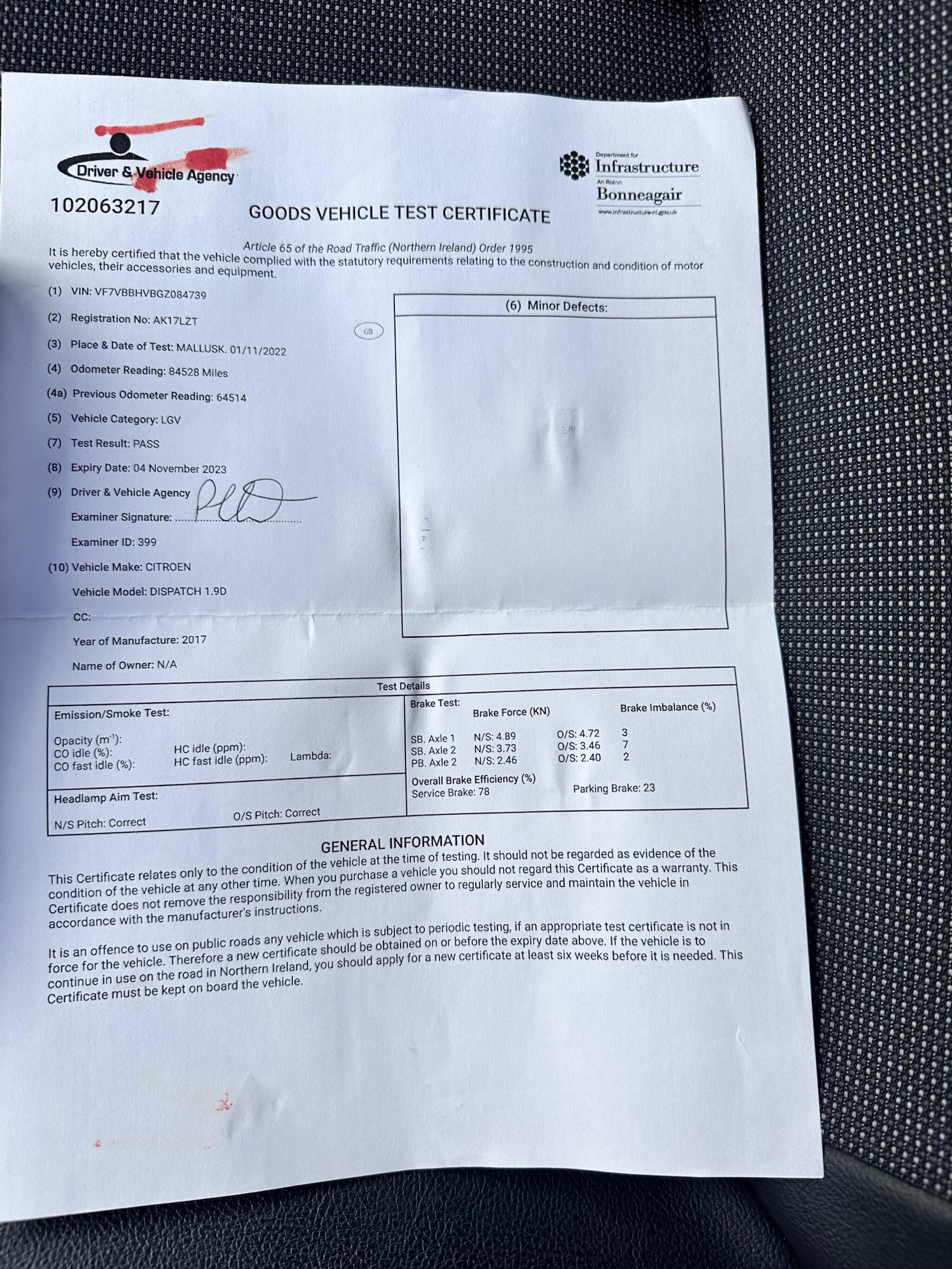 Used Citroen Dispatch 2017 for sale - 76484648: Photo 49