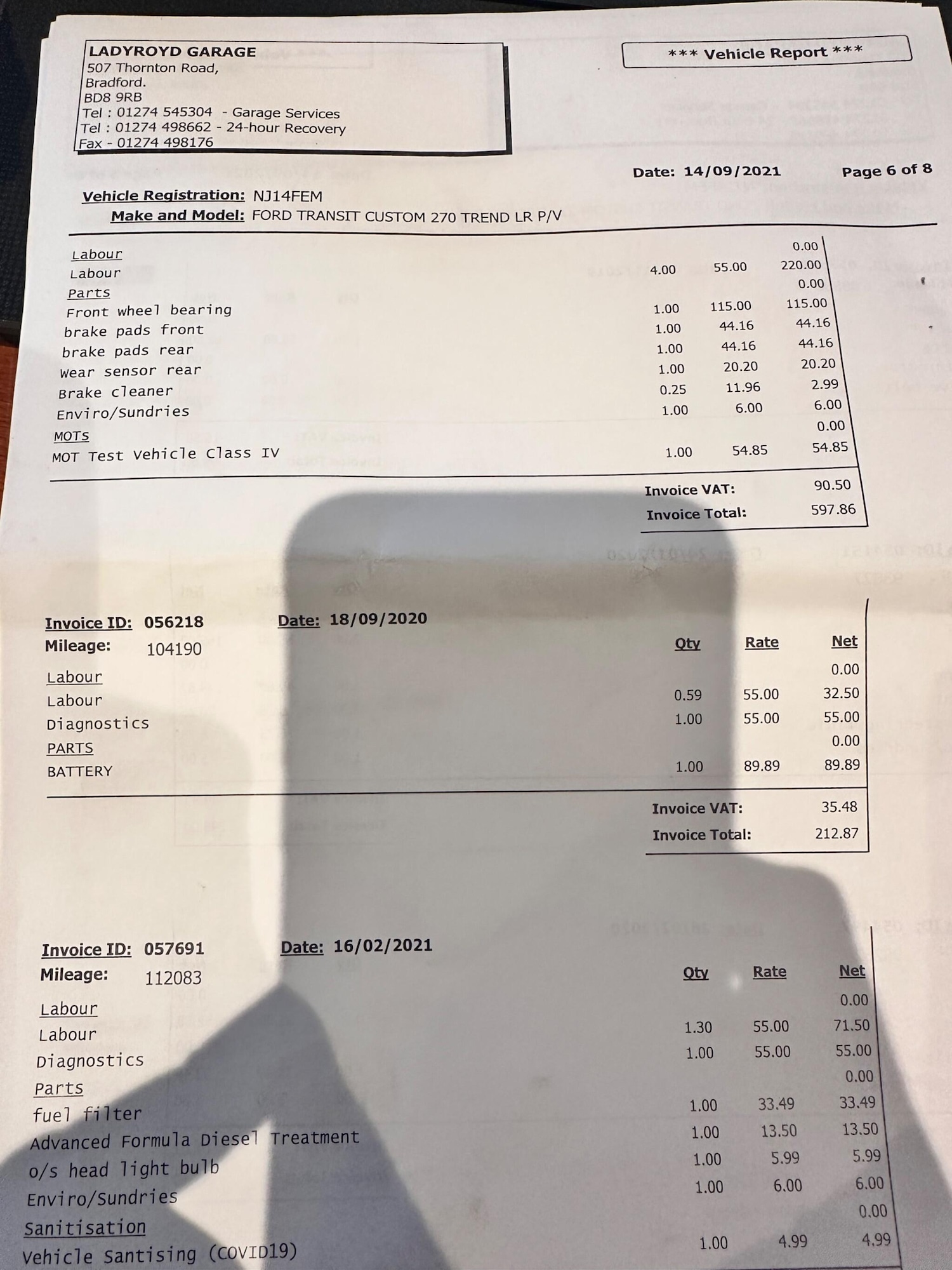 Used Ford Transit Custom 2014 for sale - 76432868: Photo 40