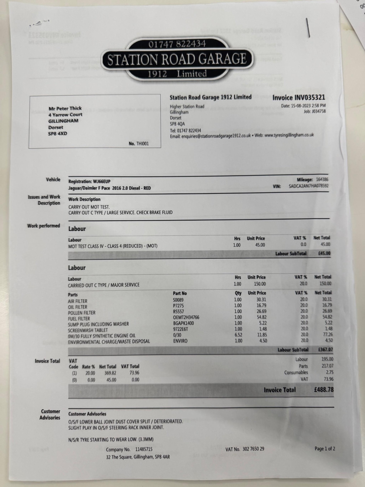 Used Jaguar F-Pace for sale - 77268105: Photo 72