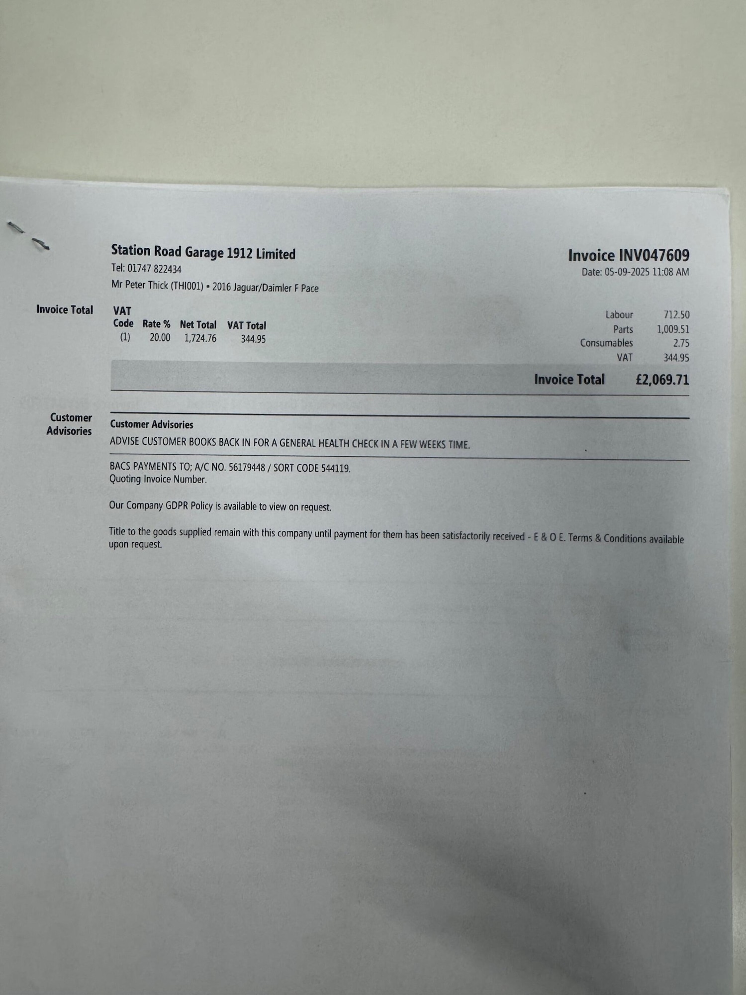 Used Jaguar F-Pace for sale - 77268105: Photo 78