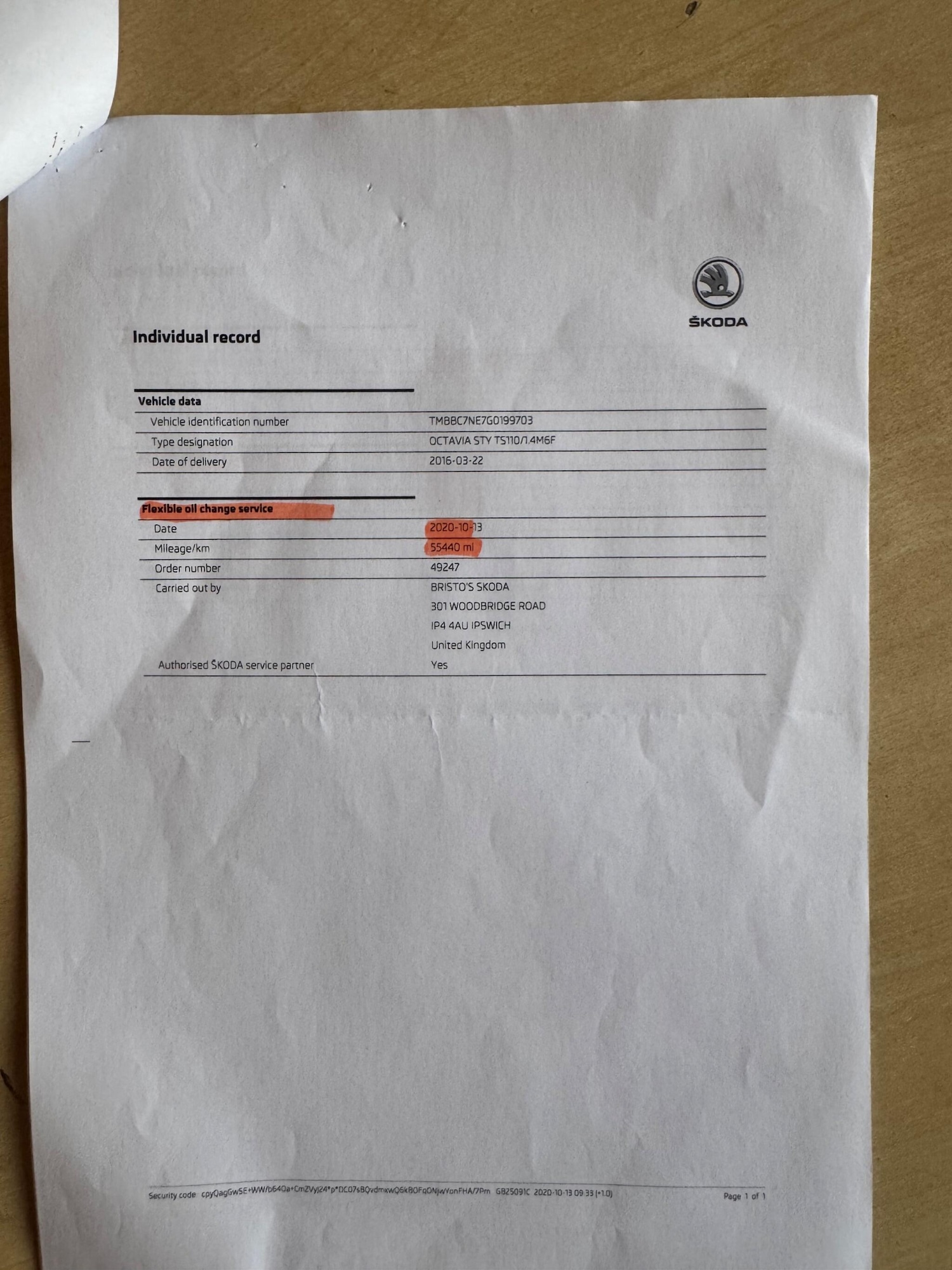 Used Skoda Octavia 2016 for sale - 77853608: Photo 36