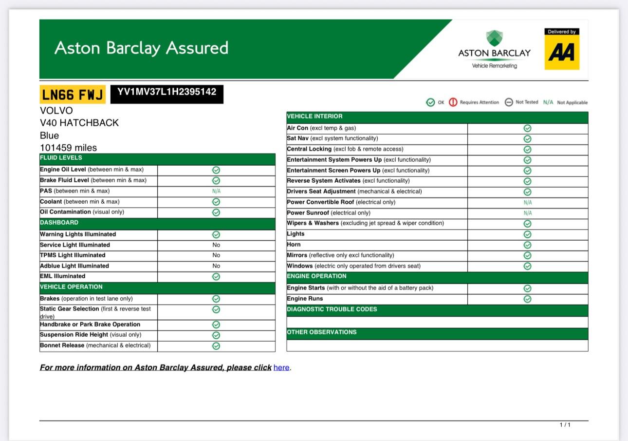 Used Volvo V40 2016 for sale - 77646950: Photo 42