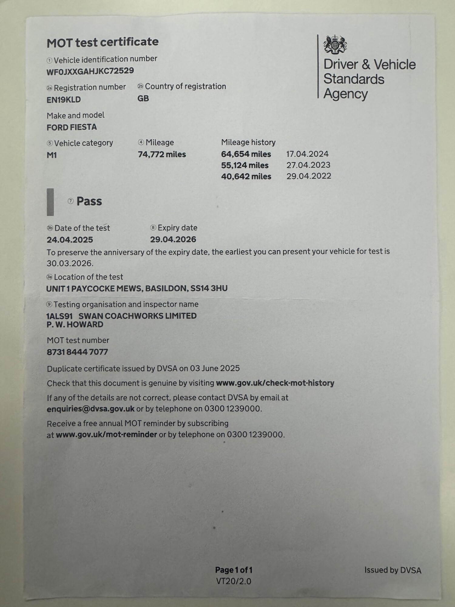 Used Ford Fiesta 2019 for sale - 76307416: Photo 47