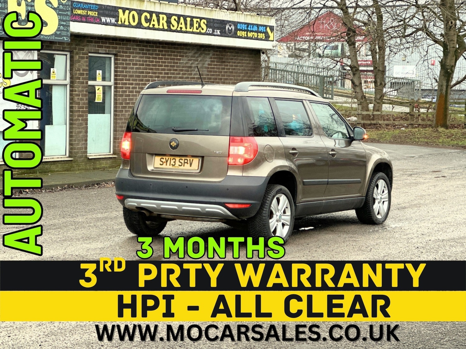 Used Skoda Yeti 2013 for sale - 77315776: Photo 8