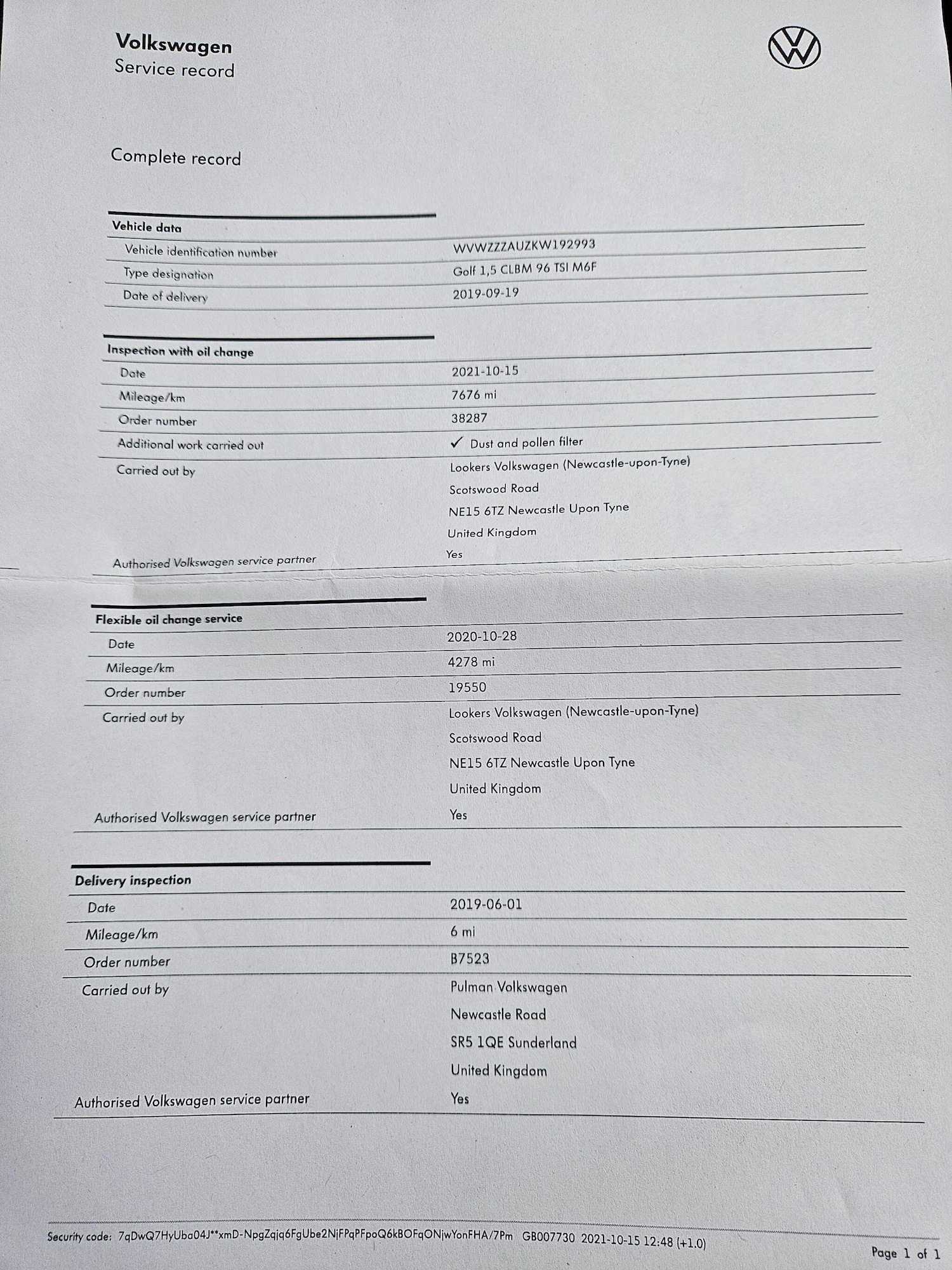 Used Volkswagen Golf 2019 for sale - 77723305: Photo 19