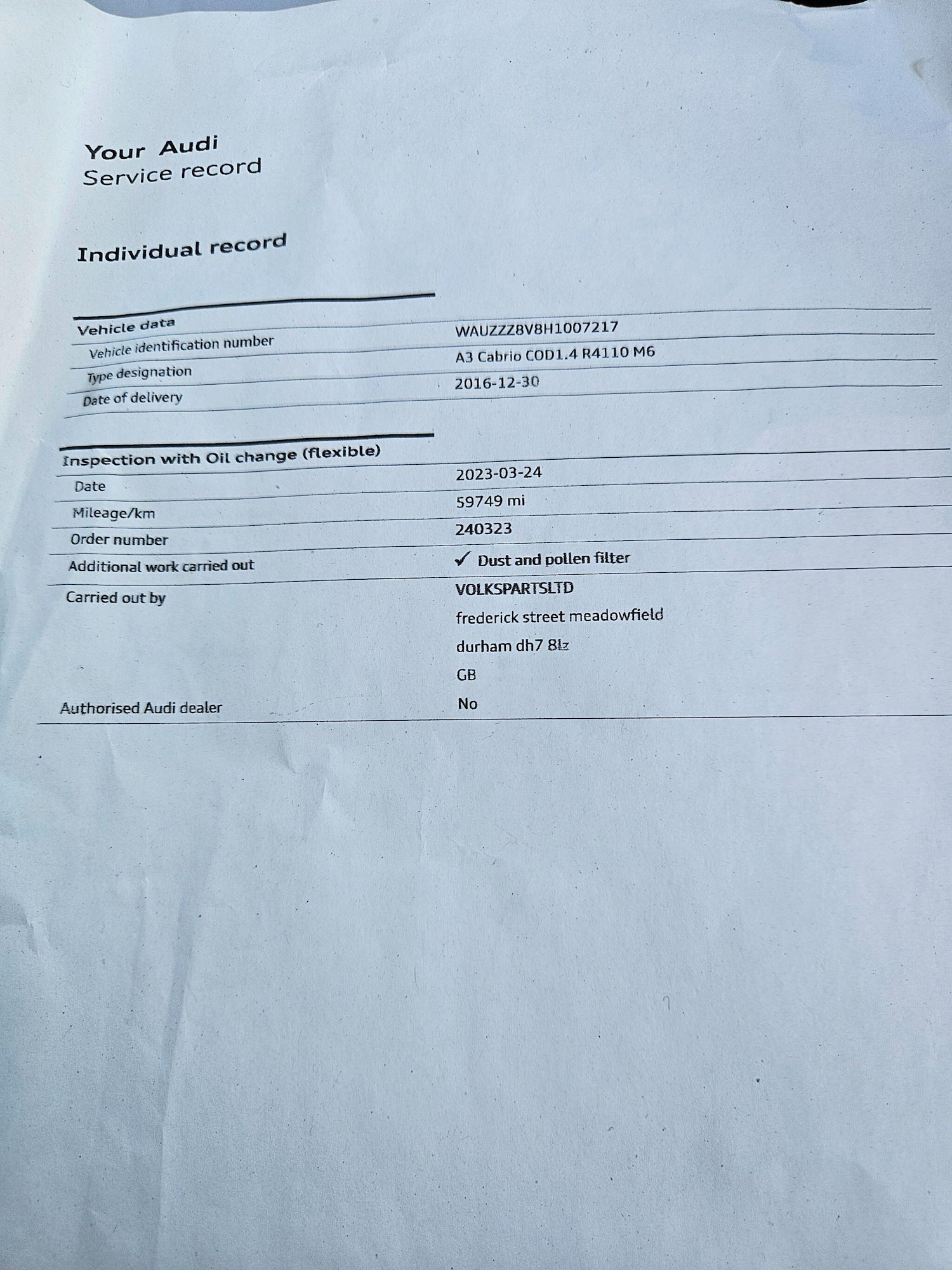 Used Audi A3 2016 for sale - 77769042: Photo 22