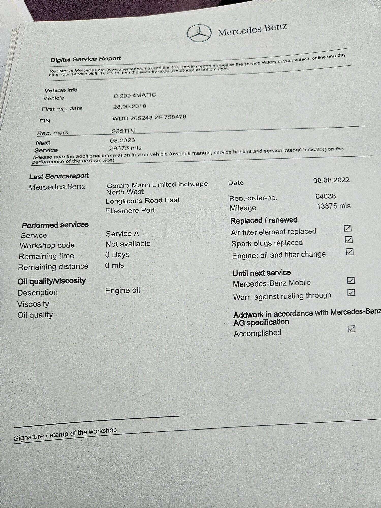 Used Mercedes-Benz C Class 2018 for sale - 77978080: Photo 23