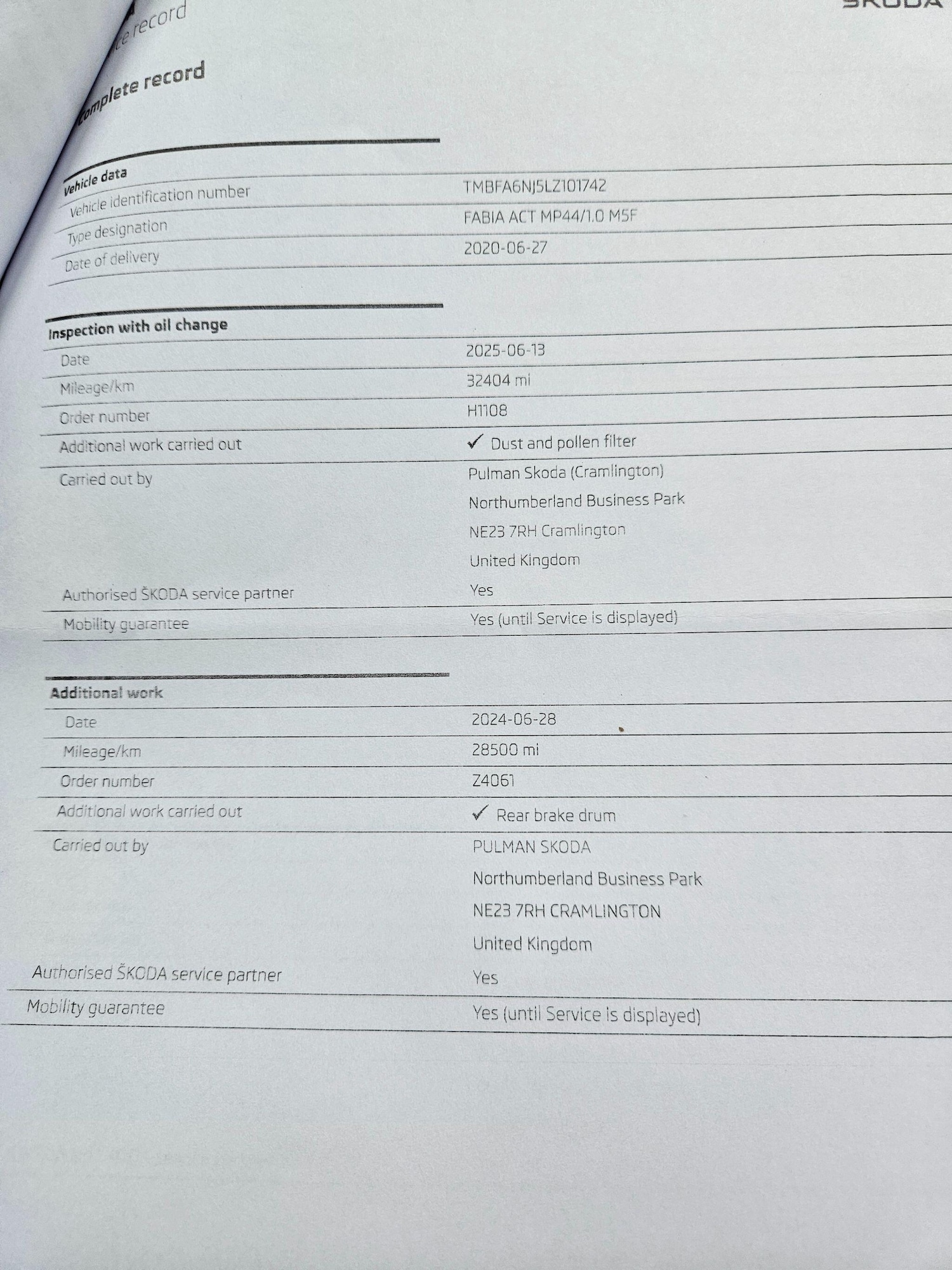 Used Skoda Fabia 2020 for sale - 77029748: Photo 20