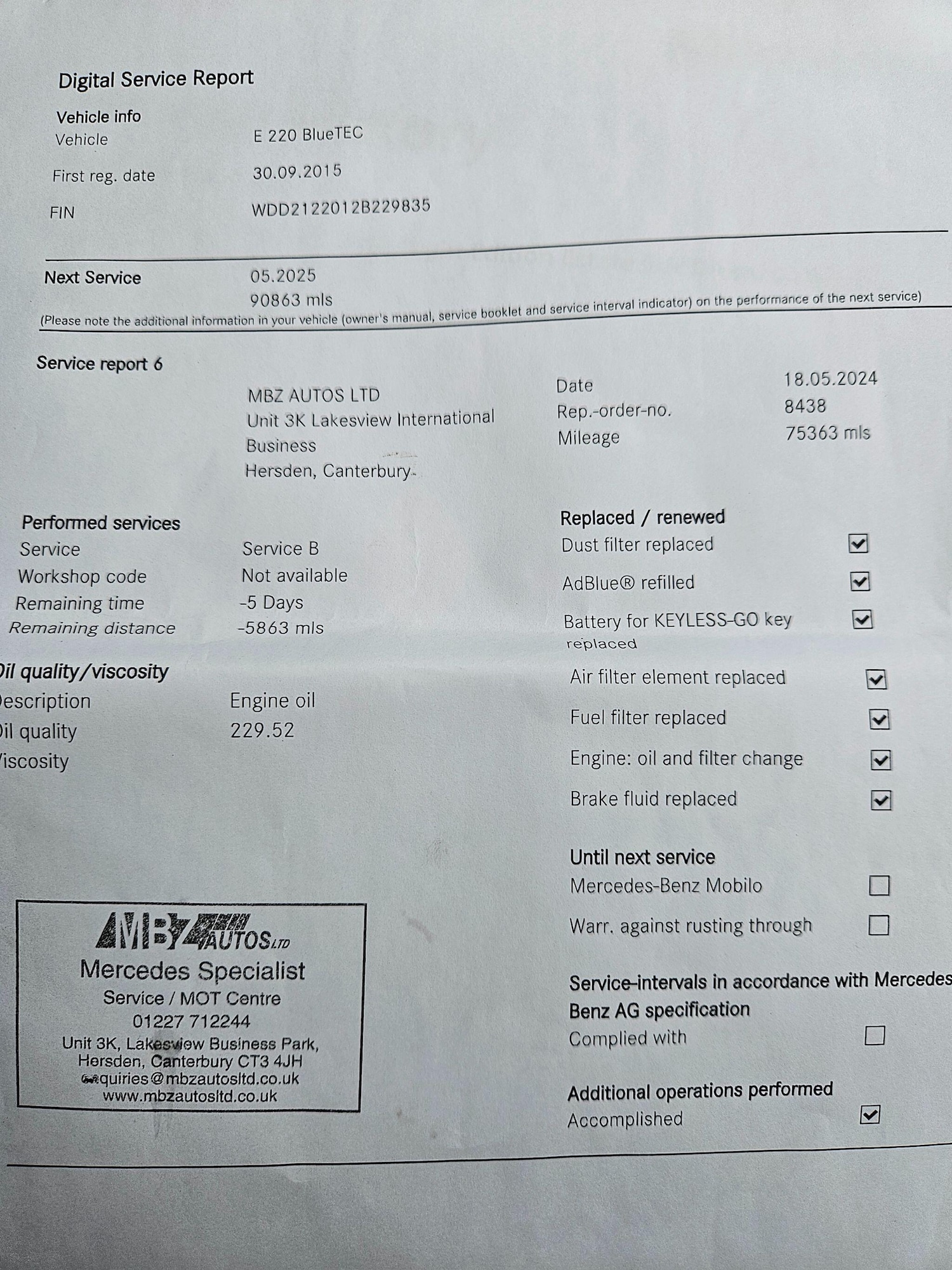 Used Mercedes-Benz E Class for sale - 78116467: Photo 21