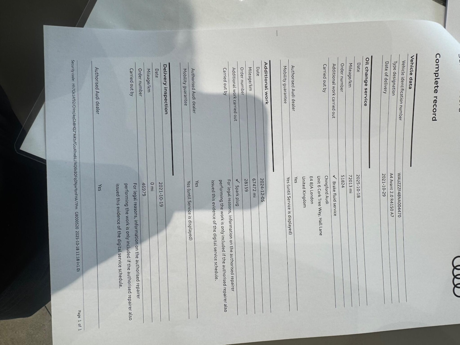 Used Audi A4 2021 for sale - 76549380: Photo 54