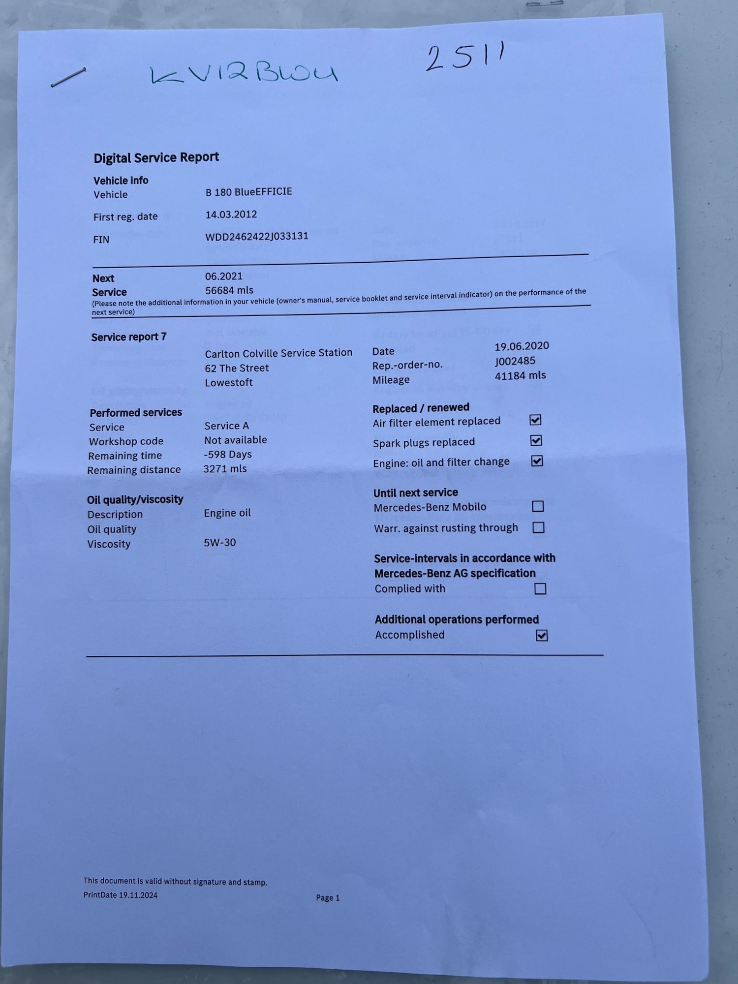 Used Mercedes-Benz B Class 2012 for sale - 76549401: Photo 36