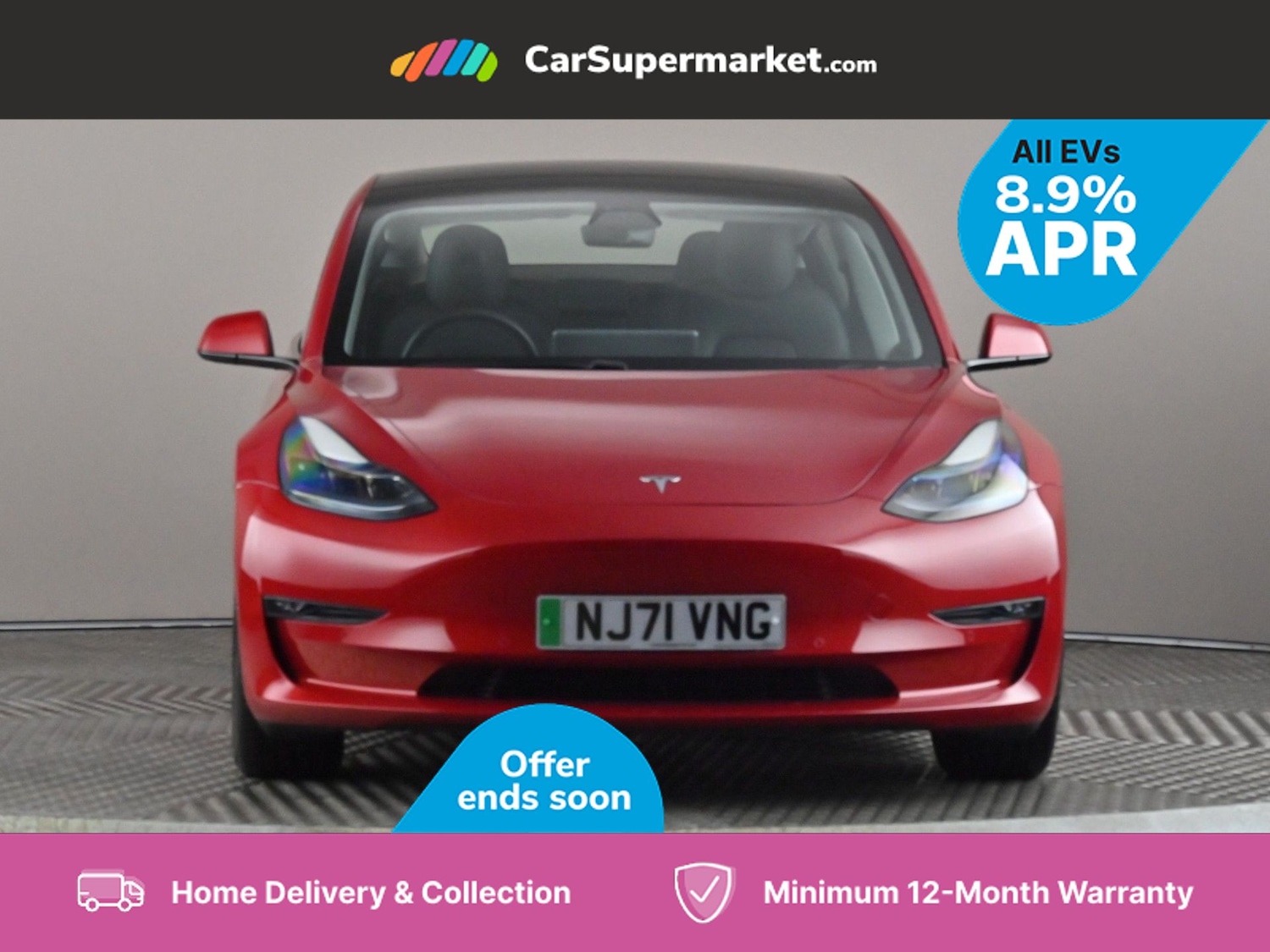 Used Tesla Model 3 2021 for sale - 76069735: Photo 2