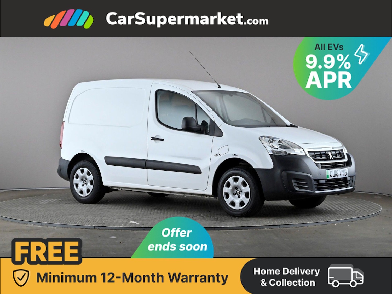 Used Peugeot Partner 2018 for sale - 76342608: Photo 1