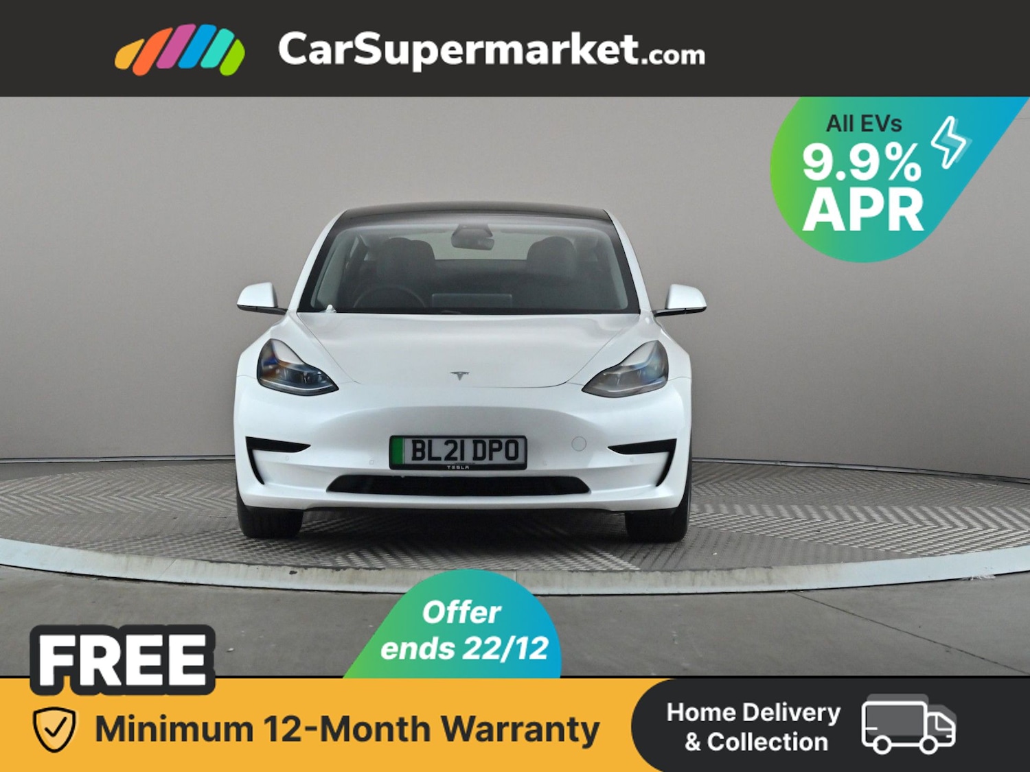 Used Tesla Model 3 2021 for sale - 76949563: Photo 2