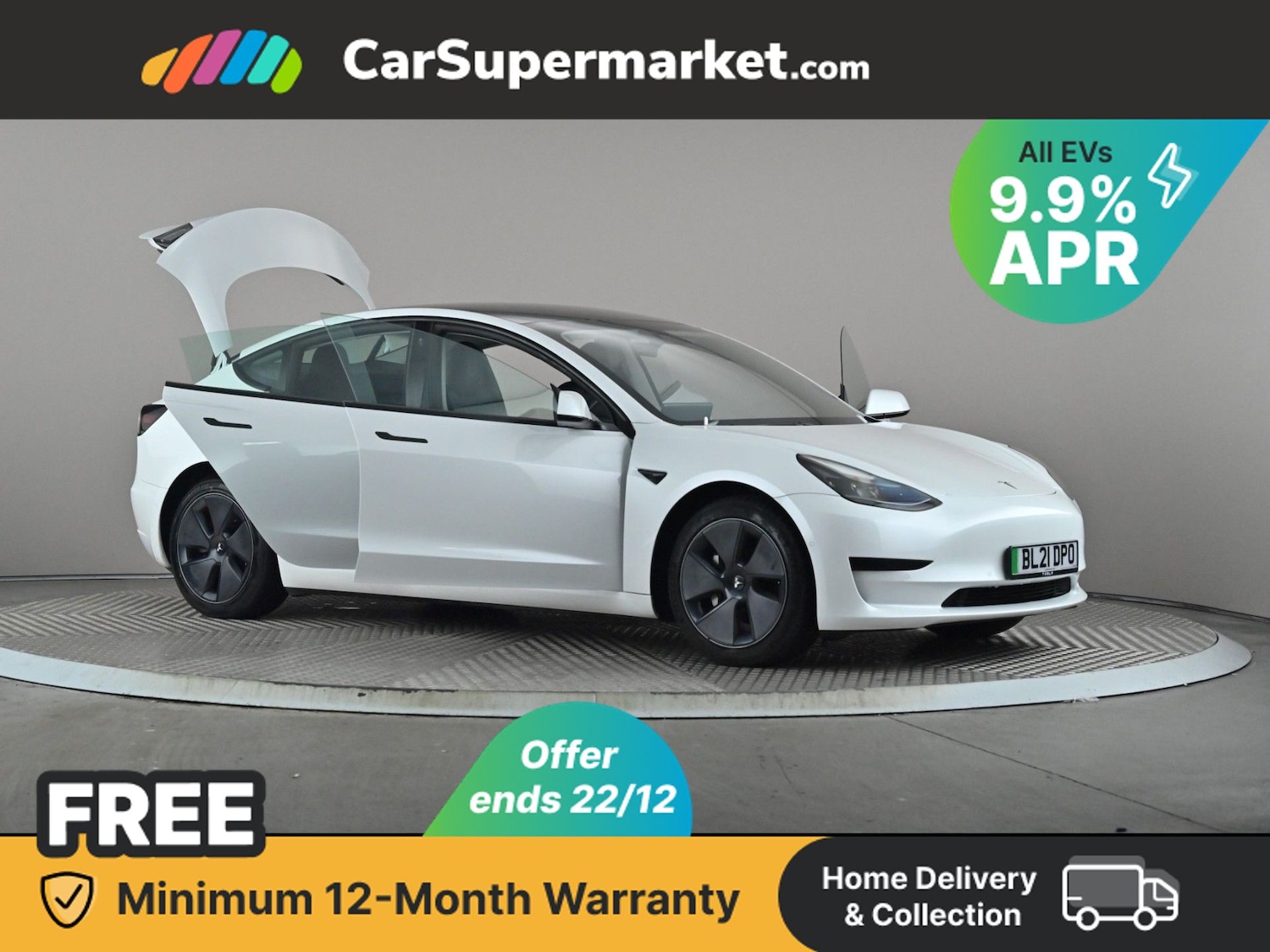 Used Tesla Model 3 2021 for sale - 76949563: Photo 9