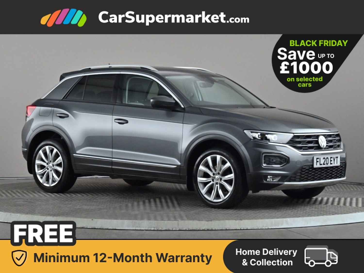 Used Volkswagen T-Roc 2020 for sale - 76685734: Photo 1