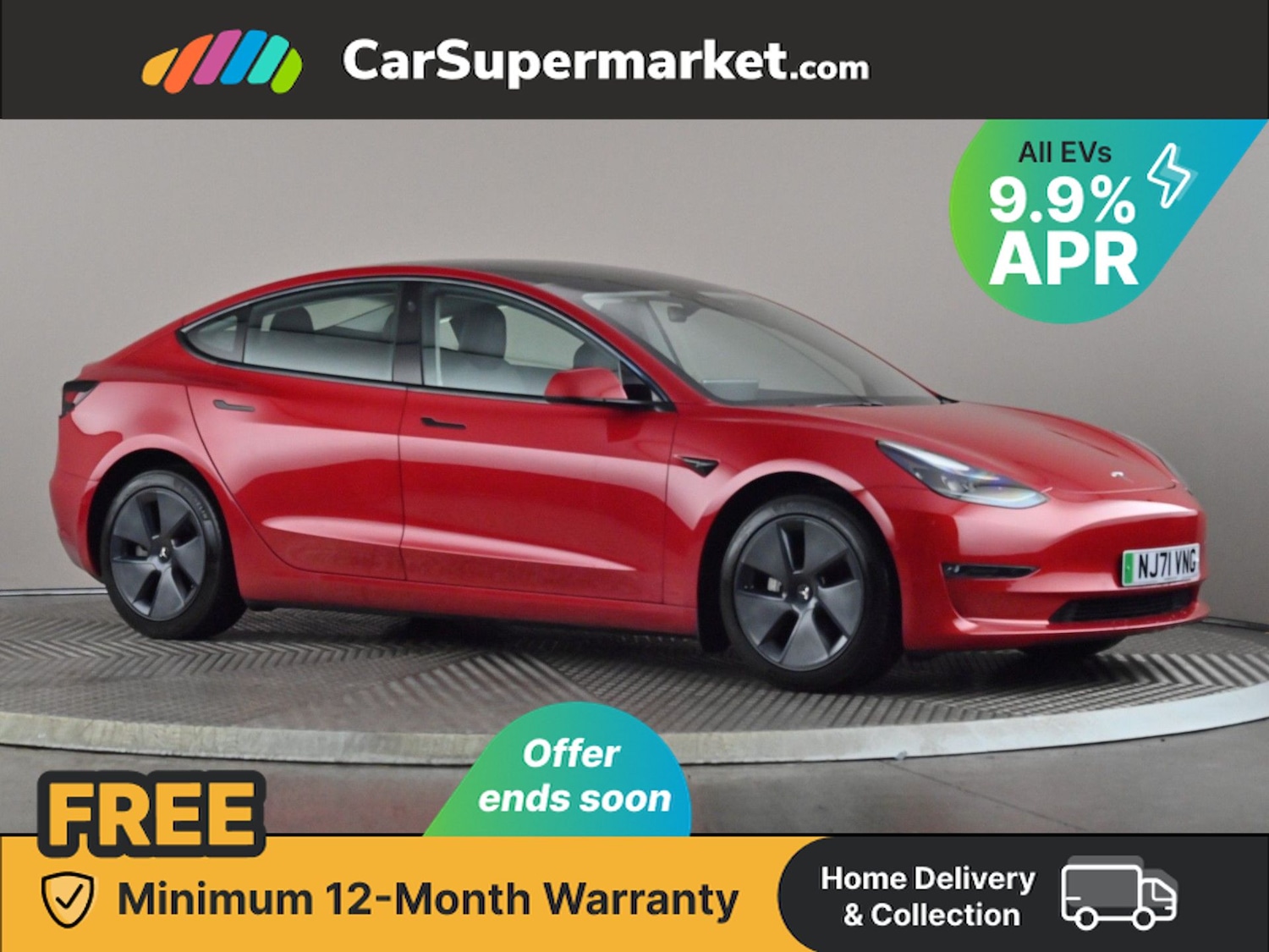 Used Tesla Model 3 2021 for sale - 76342664: Photo 1