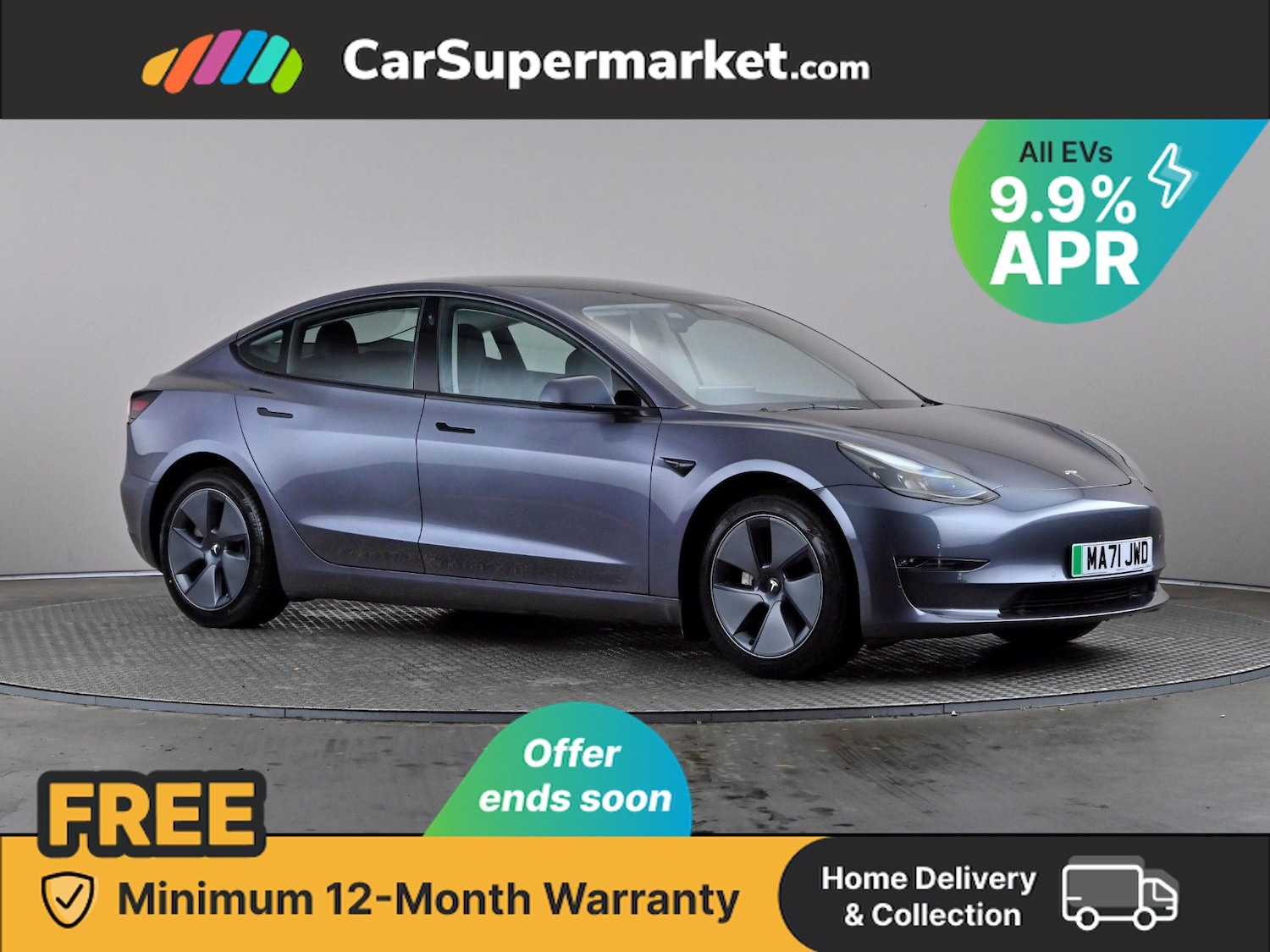 Used Tesla Model 3 2021 for sale - 76546230: Photo 1