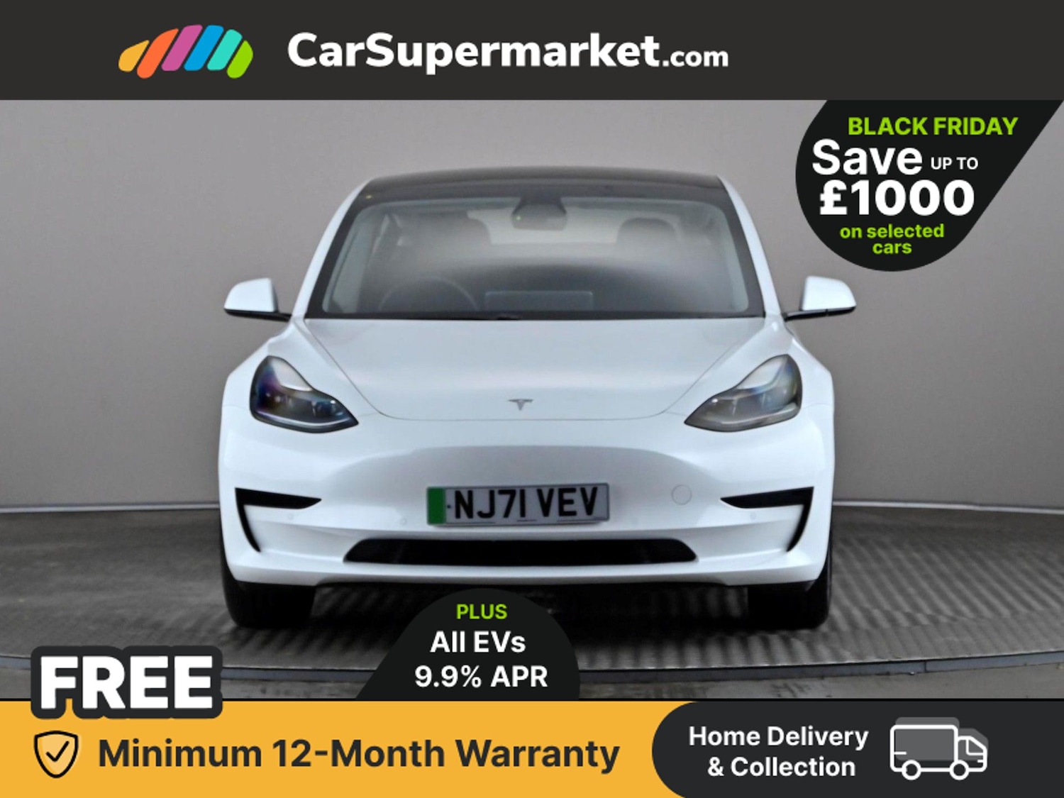 Used Tesla Model 3 2021 for sale - 76636939: Photo 2